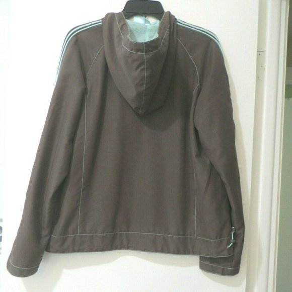 SALE FUDA BROWN HOODED TRACK SUIT JACKET - Picture 2 of 5